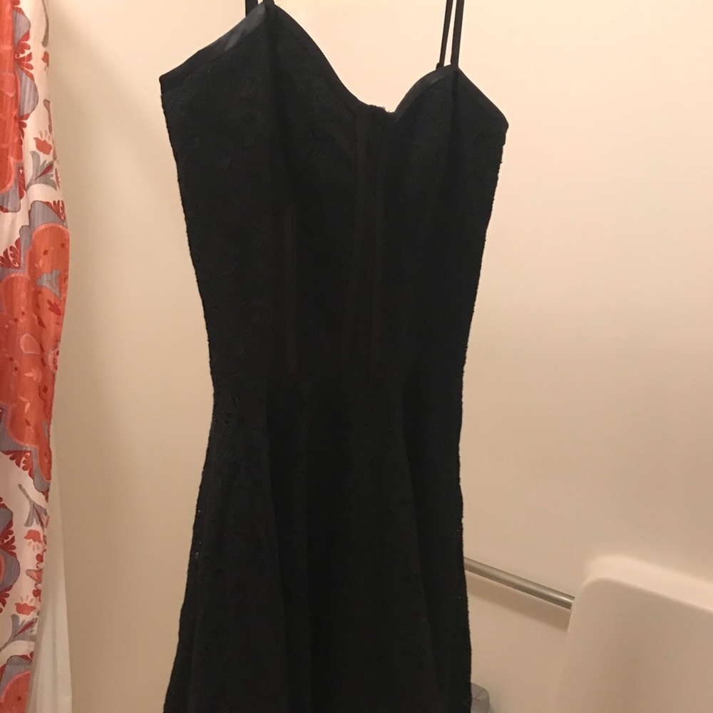 Black sexy lace dress